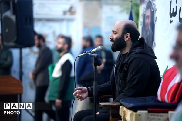 مراسم خادم الحسین شهید ابوذر رستمی‌نیا در کرج