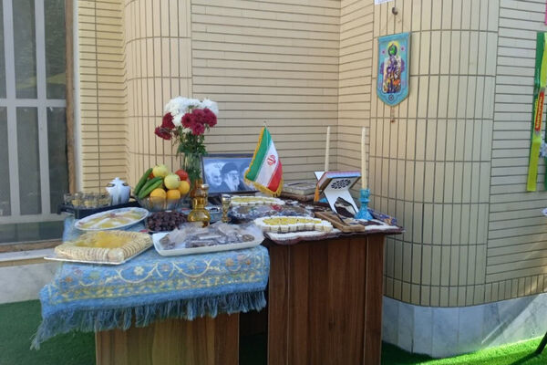استقبال از شهید گمنام به میزبانی دبیرستان در ادب 