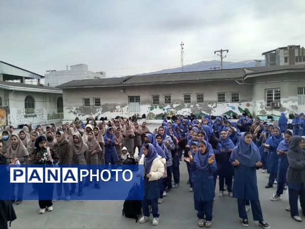 مراسم نیمه شعبان در دبیرستان دخترانه پروین اعتصامی 