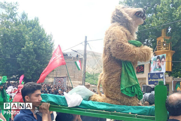 نمایی از عاشورا حسینی در روستا رویین