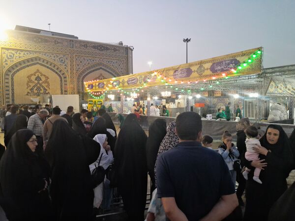 شب میلاد امام هشتم شعیان در حرم مطهر رضوی
