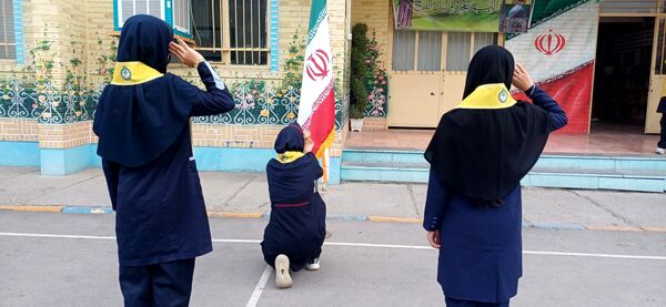 مانور زلزله در دبیرستان مهدی خدابنده
