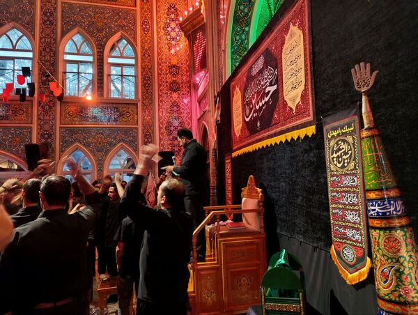 مراسم عزاداری امام حسین (ع) در شب تاسوعای حسینی 