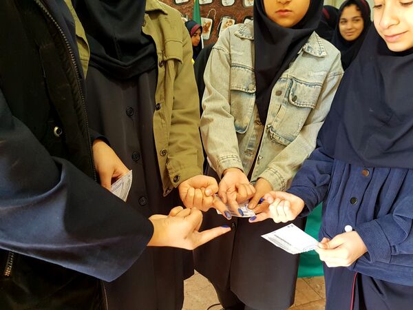 پایان شور انتخاباتی در دبیرستان مهدی خدابنده  