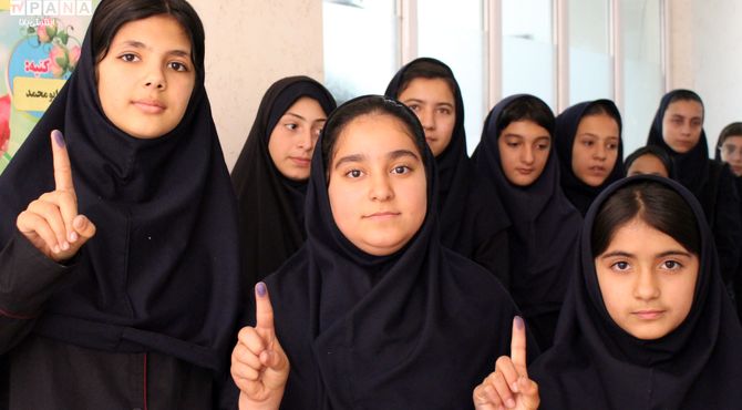 انتخابات شورای دانش آموزی در دبیرستان نور اردبیل