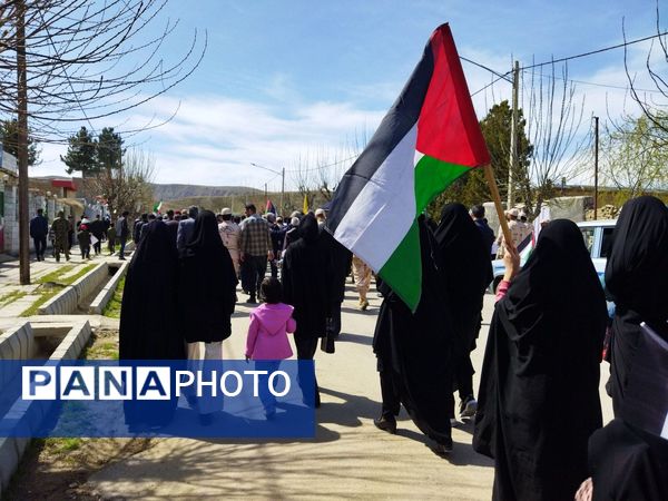 راهپیمایی روز جهانی قدس در شهر راز