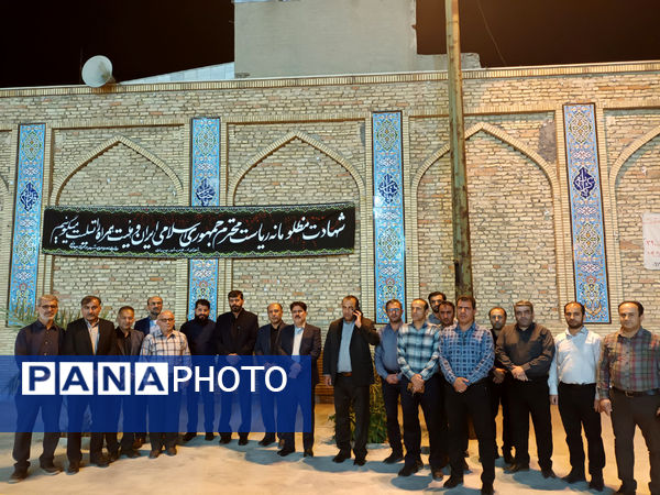  مراسم سوگواری شهادت آیت‌الله سید ابراهیم رئیسی و هیات همراه ایشان در بهبهان