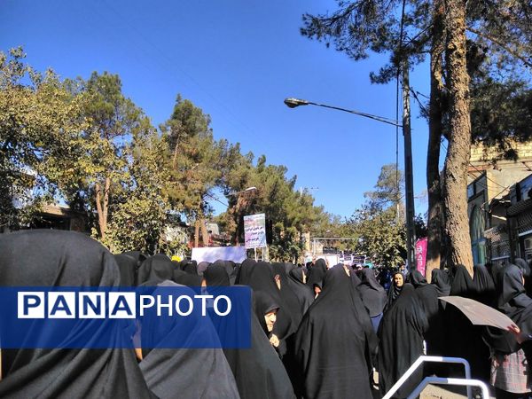  راهپیمایی سیزده آبان در شهرستان خلیل آباد