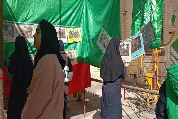  جشن نیمه شعبان در آموزشگاه شهید مجید دهنوی نیشابور 