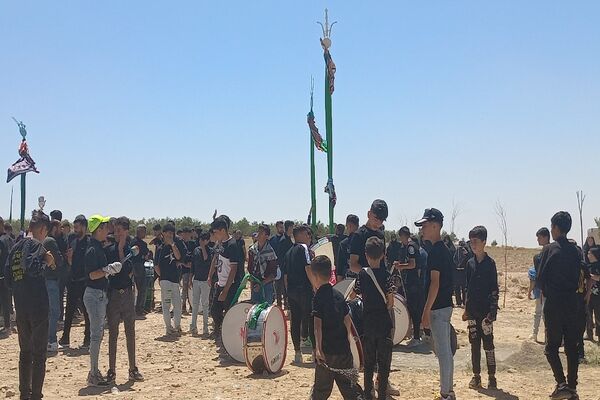 مراسم سوگواری سالار شهیدان حضرت اباعبدالله الحسین (ع) در روستای گزکوه 