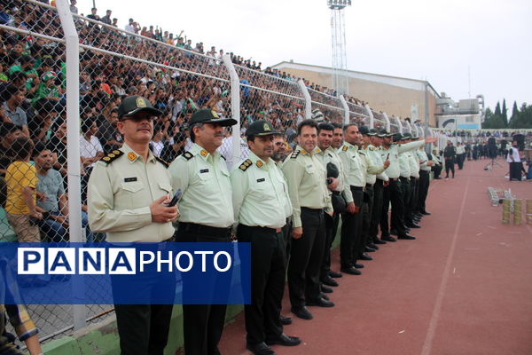 جشن صعود خیبر خرم‌آباد در ورزشگاه تختی