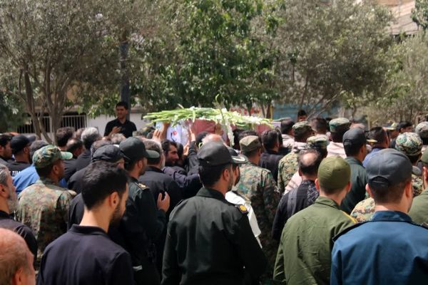 تشییع پیکر شهید محمد نعمتی سعیدآبادی در شهرستان بهارستان