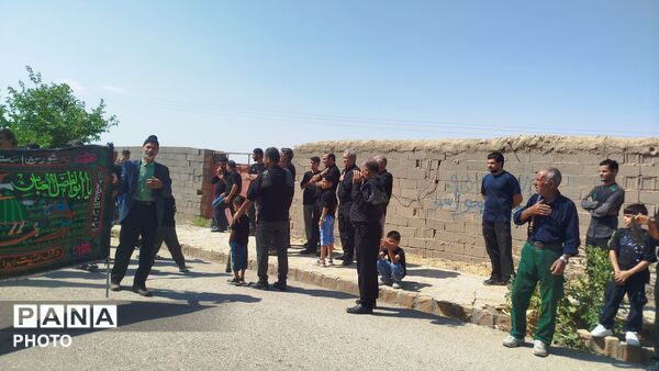 مراسم عزاداری در روز عاشورا همراه با حضور پر شور مردم روستای شوریاب