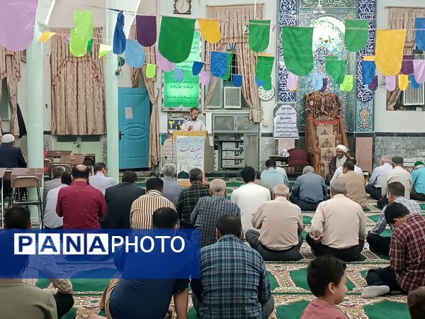 جشن میلاد حضرت محمد(ص) در مسجد صاحب الزمان آشخانه