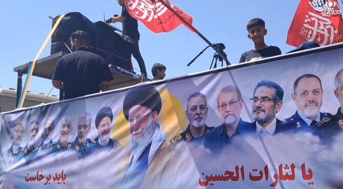 پیاده‌روی اربعین با «جای خالی شهدا»؛ میثاق جاماندگان یزدی در مسیر نجف‌آباد