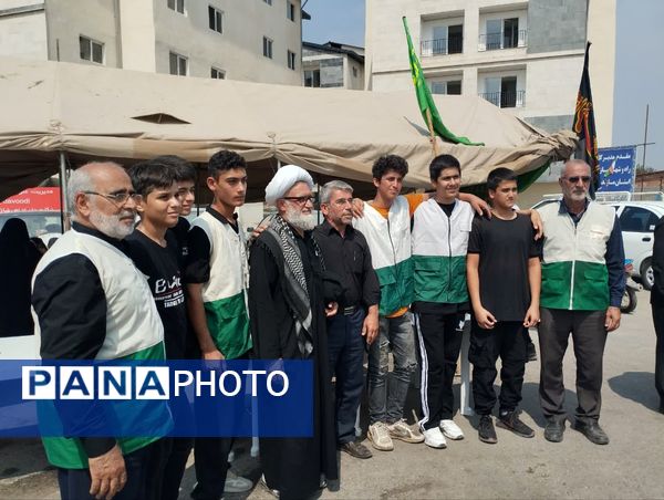 برپایی موکب امام رضا(ع) در میاندورود 