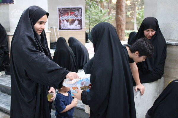 مراسم جاماندگان اربعین در کنار مزار شهدای سملقان