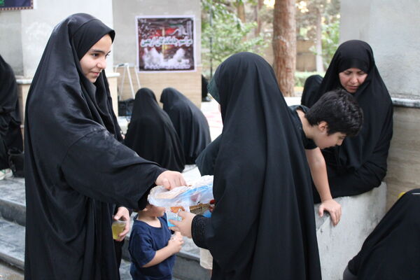 مراسم جاماندگان اربعین در کنار مزار شهدای سملقان