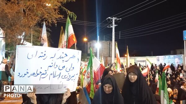تجمع مردمان غیور کهنوج