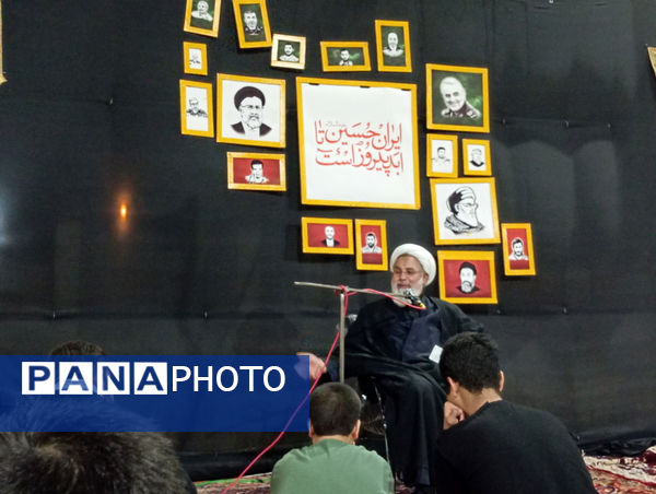 عزاداری هیات انصارالمهدی شهر جعفریه قم در یادمان شهدای گمنام 