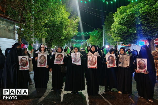 همایش دختران جان‌فدای آباده در میدان مقاومت