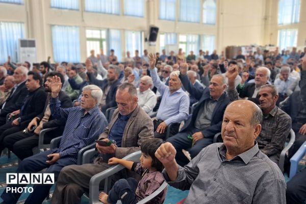  آیین تکریم و معارفه فرمانده ناحیه مقاومت بسیج شهرستان باشت