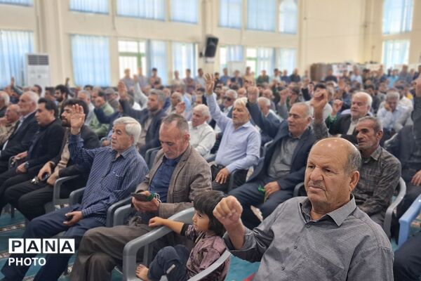  آیین تکریم و معارفه فرمانده ناحیه مقاومت بسیج شهرستان باشت