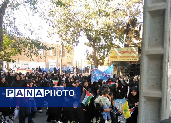  راهپیمایی سیزده آبان در شهرستان خلیل آباد