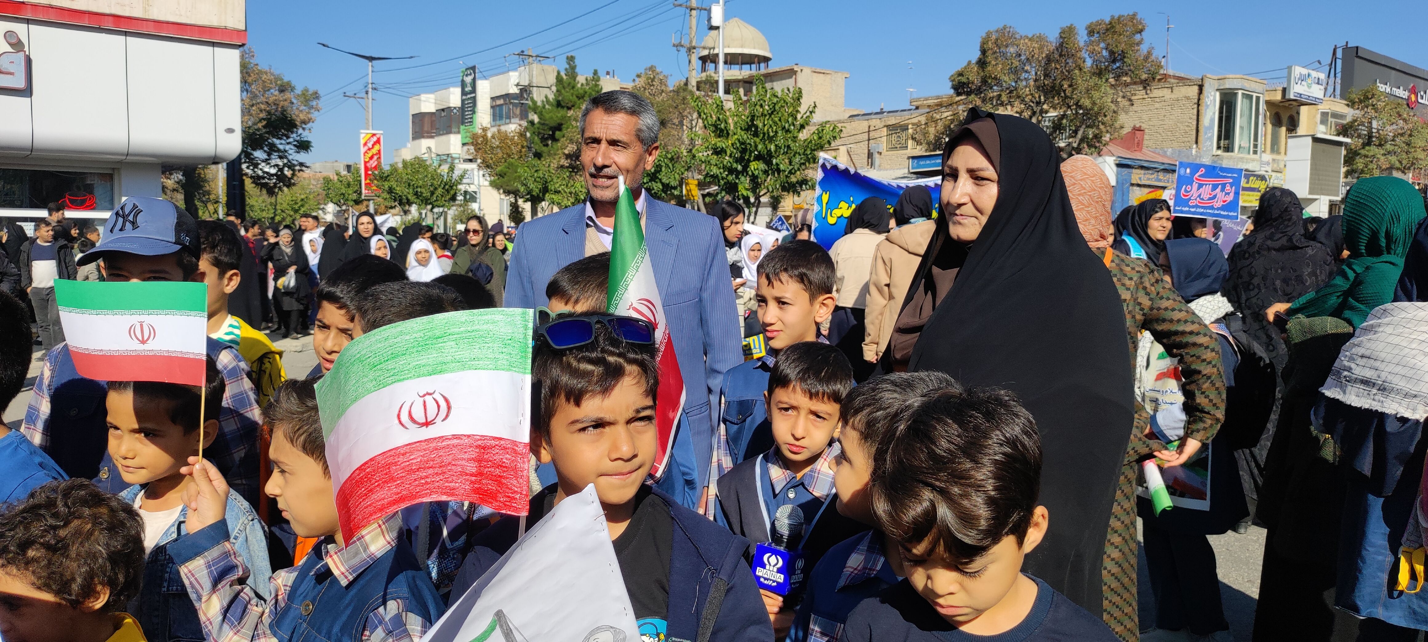 برپایی راهپیمایی باشکوه ۱۳ آبان در شهرستان شیروان