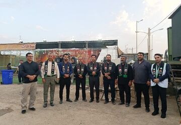 بازدید معاون سازمان دانش آموزی کشور از موکب عشاق الحسین 