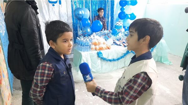 برپایی جشن آب در دبستان سرافراز ناحیه۷ مشهد 