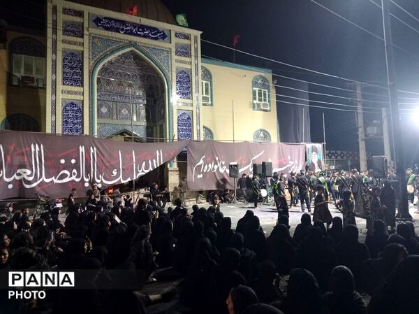 عزاداری شام غریبان حضرت اباعبدالله الحسین (ع) مردم روستای کنارترش