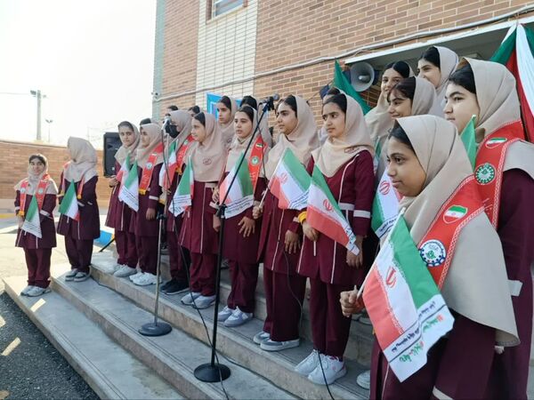 آیین افتتاحیه پنجمین جشنواره تئاتر درسی خوزستان در  بهبهان