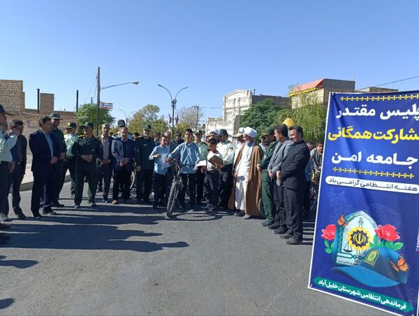 همایش دوچرخه سواری در شهرستان خلیل آباد 