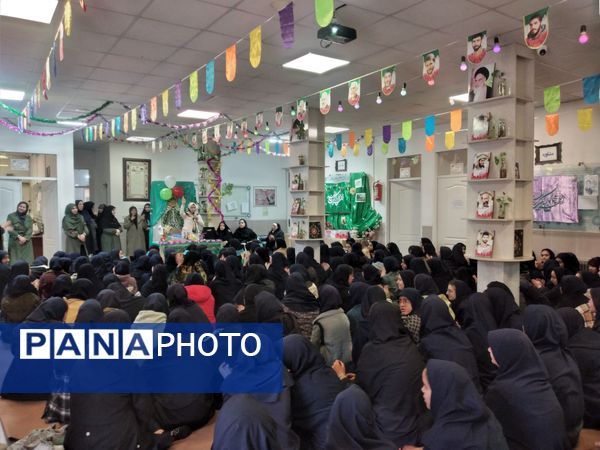 جشن نیمه‌شعبان در دبیرستان شاهد ارض اقدس ناحیه۳ مشهد