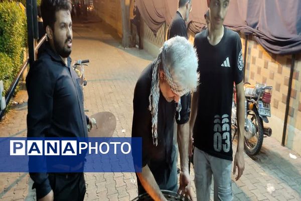  حضور جاماندگان حسینی در مرزهای خوزستان