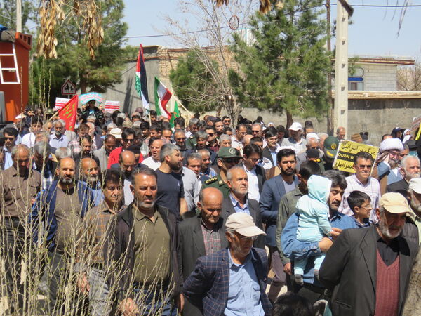 حضور پرشور مردم شهر درق در راهپیمایی روز جهانی قدس