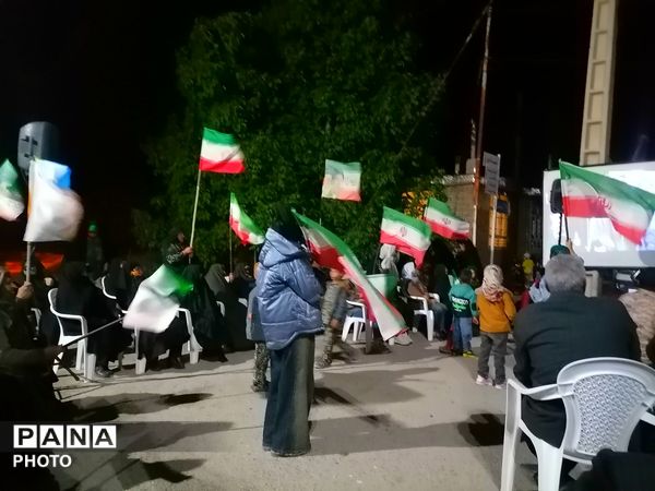 شکوه بصیرت  مردم ولایت مدار شهر بار برای دفاع از وطن 