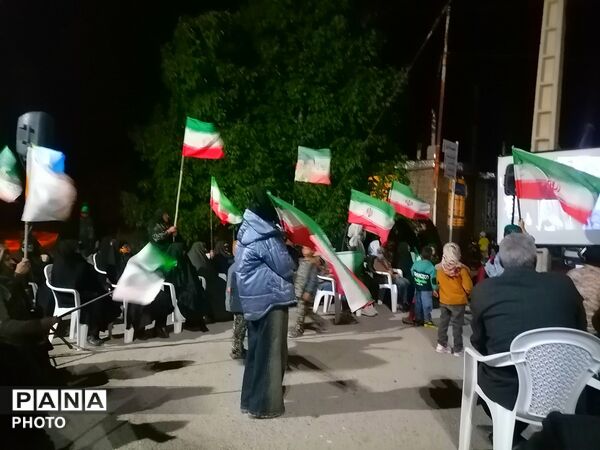 شکوه بصیرت  مردم ولایت مدار شهر بار برای دفاع از وطن 