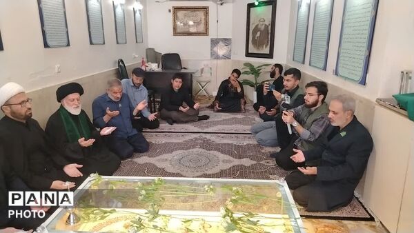 گلباران مزار شهید شیخ فضل الله نوری در قم