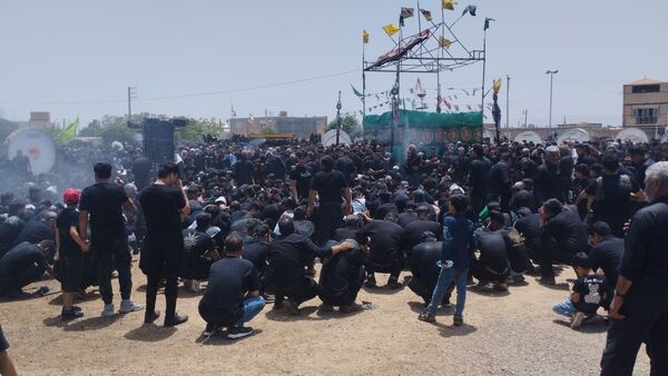 برگزاری نماز ظهر عاشورا در خلیل آباد 