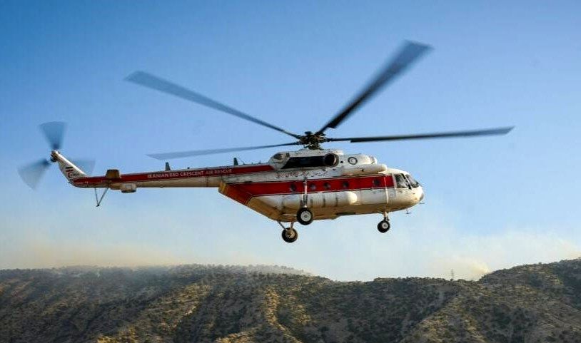 جزئیات حادثه سقوط بالگرد هلال احمر در اشترانکوه/ همه مجروحان به بیمارستان منتقل شدند