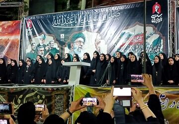 تجدید میثاق شبانه مردم  لرستان با آرمان‌های انقلاب و امام عصر (عج)