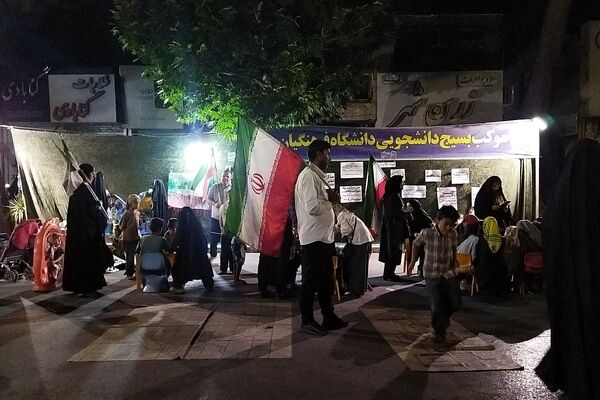 موکب بسیج دانشجویی دانشگاه فرهنگیان در نود و نهمین شب 