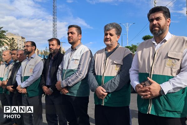 آیین اهتزار پرچم مقدس آستان‌‌قدس‌رضوی در بهارستان‌دو