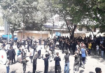 دسته زنجیر‌زنی هیئت حضرت ابوالفضل (ع)شهر چلیچه