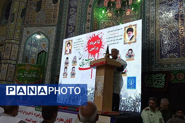 راهپیمایی پانزده خرداد کفن پوشان شهرستان ورامین