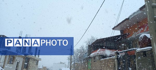 برف پاییزی در کوهرنگ