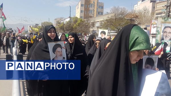 حضور پرشور و کوبنده مردم مشهد در راهپیمایی روز قدس