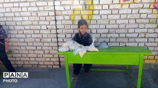 برپایی بازارچه دانش آموزی در شهرستان کاشمر 